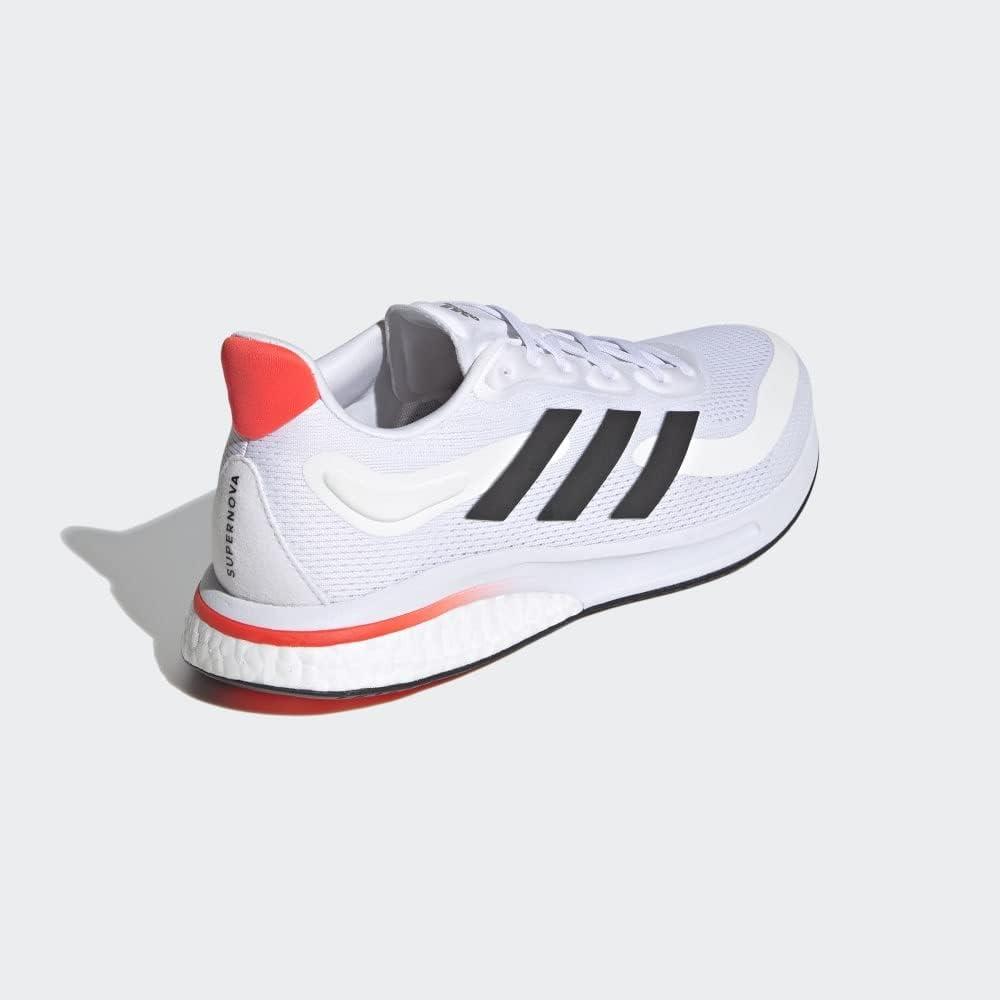 imageadidas Mens Supernova ShoesWhiteBlackSolar Red