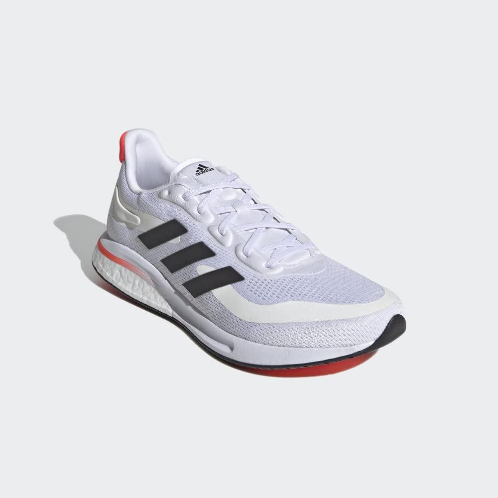 imageadidas Mens Supernova ShoesWhiteBlackSolar Red