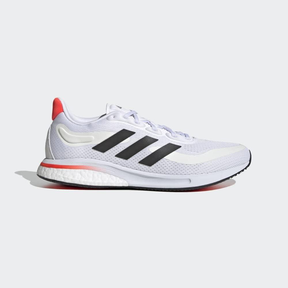 imageadidas Mens Supernova ShoesWhiteBlackSolar Red