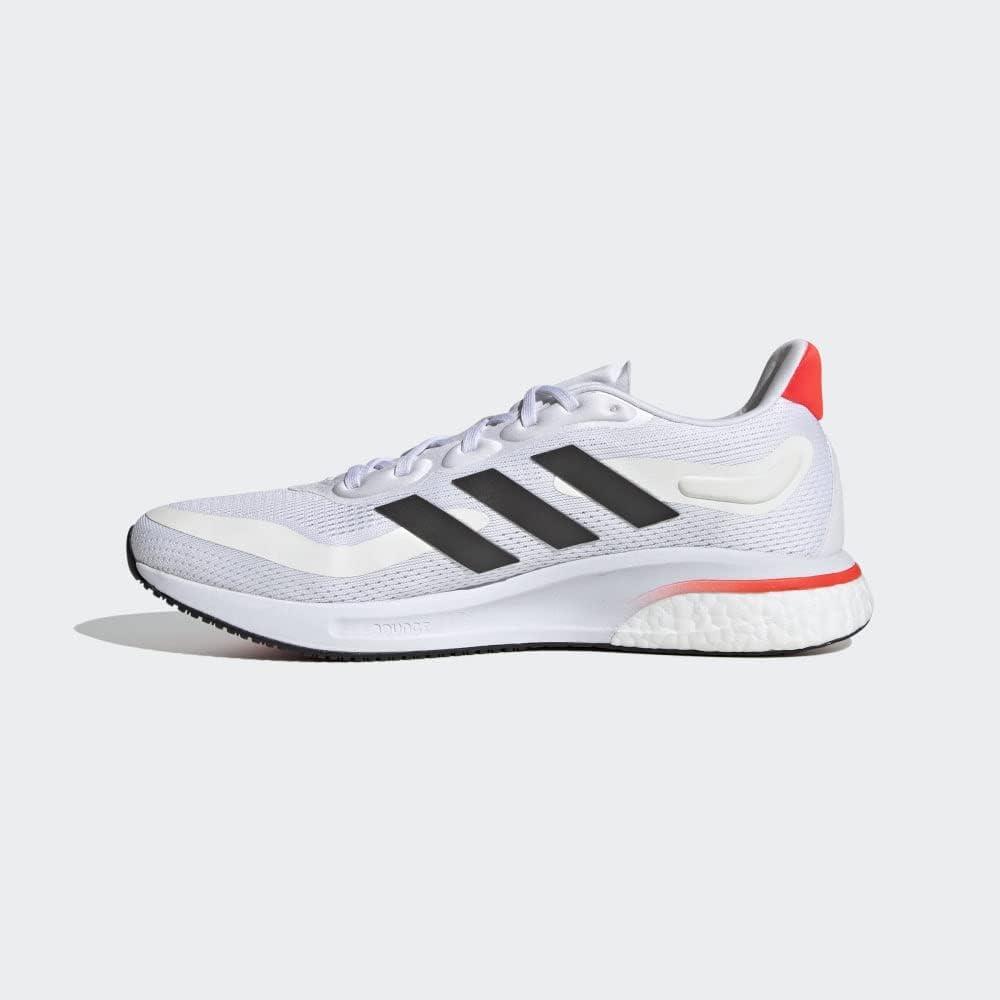 imageadidas Mens Supernova ShoesWhiteBlackSolar Red