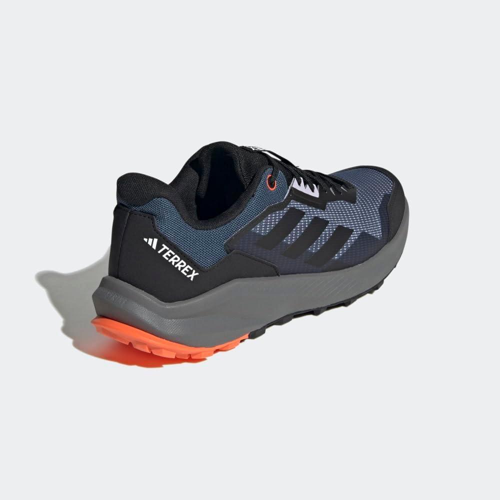 imageadidas Mens Terrex Trailrider Trail Running ShoeWonder SteelBlackImpact Orange
