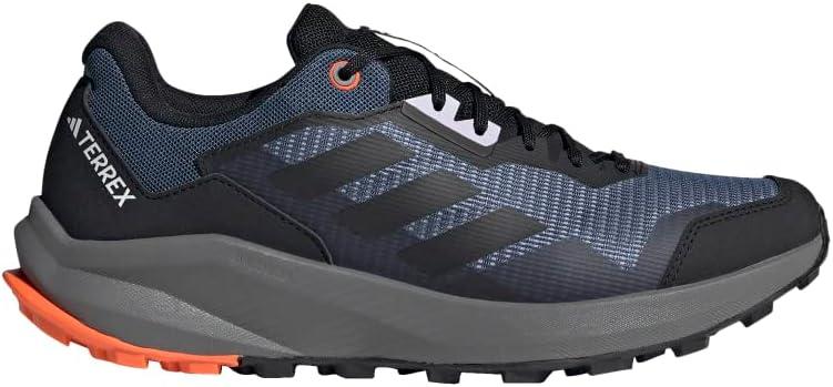 imageadidas Mens Terrex Trailrider Trail Running ShoeWonder SteelBlackImpact Orange