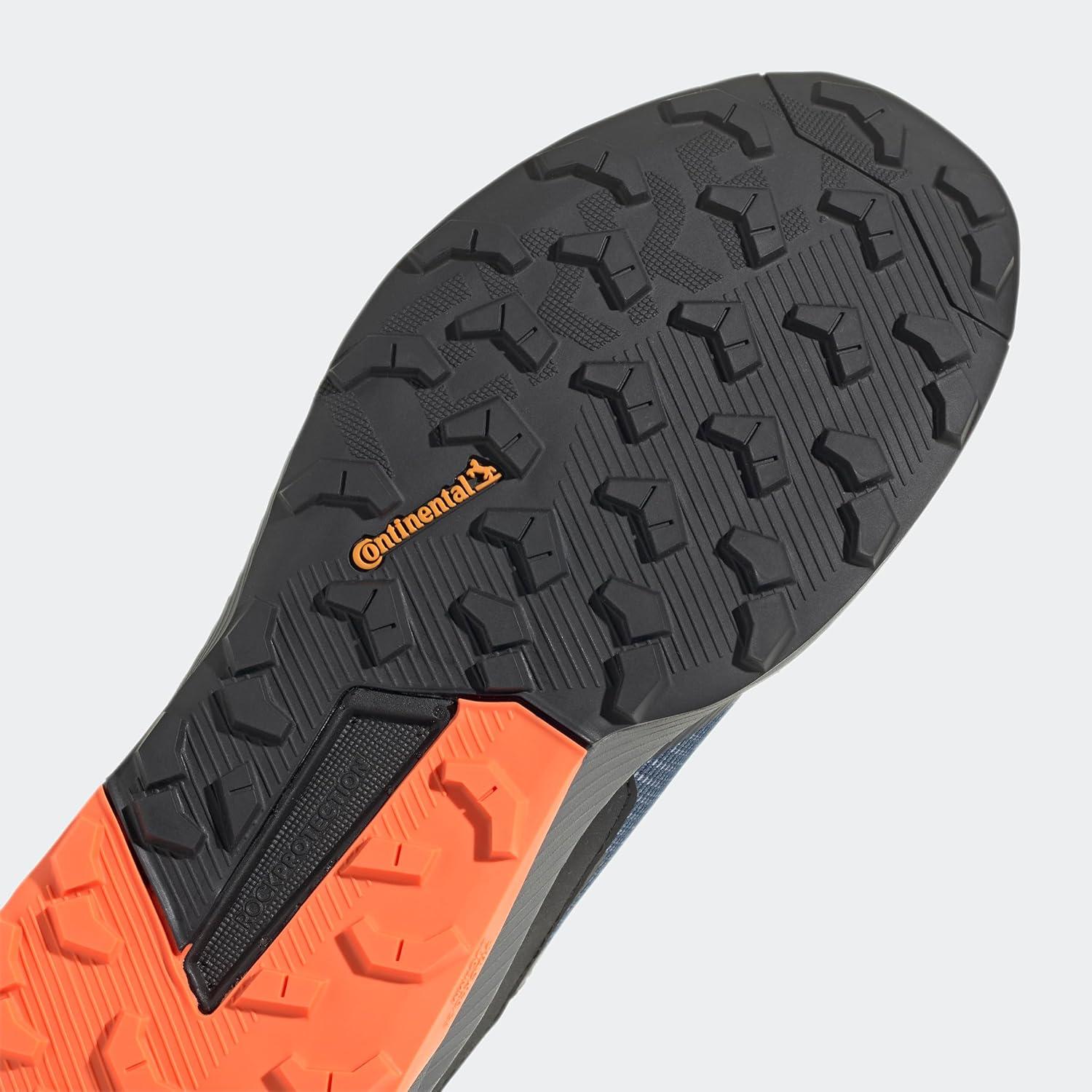 imageadidas Mens Terrex Trailrider Trail Running ShoeWonder SteelBlackImpact Orange