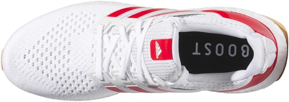 imageadidas Mens Ultraboost 10 Running ShoeWhiteBetter ScarletGum