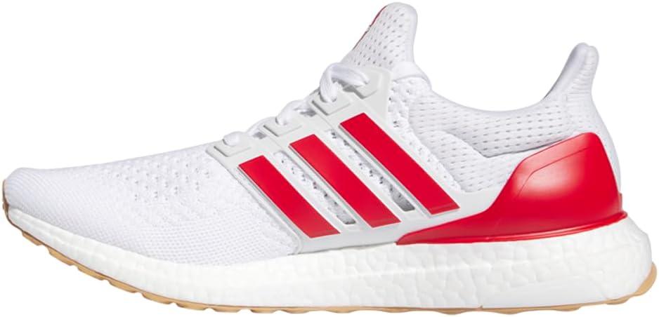 imageadidas Mens Ultraboost 10 Running ShoeWhiteBetter ScarletGum