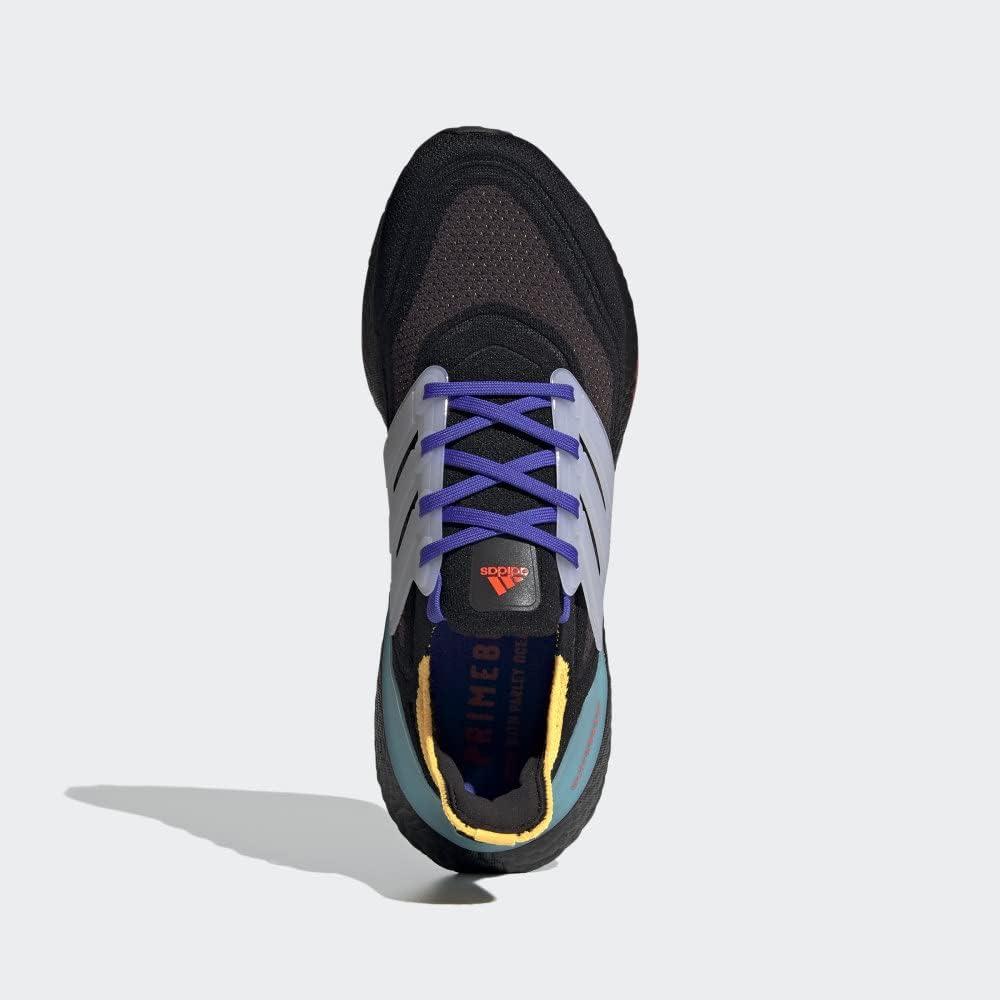 imageadidas Mens Ultraboost 21 ShoesBlackWhitePulse Aqua