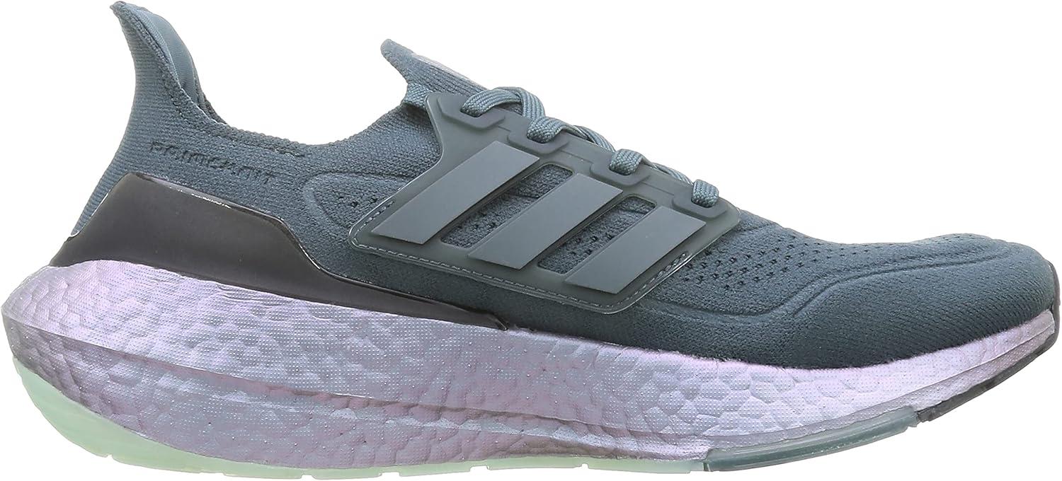 imageadidas Mens Ultraboost 21 ShoesBlue Oxide Blue Oxide Hazy Green