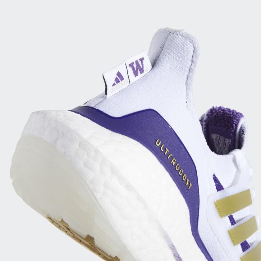 imageadidas Mens Ultraboost 21 ShoesCloud WhiteGold MetallicTeam Colle