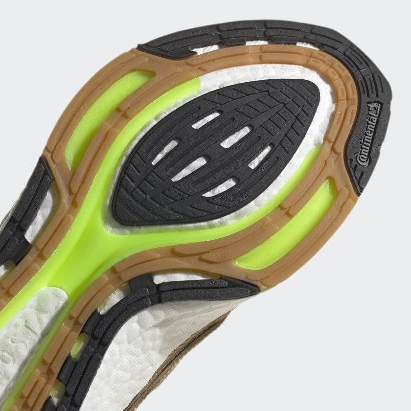 imageadidas Mens Ultraboost 21 ShoesCore BlackBeige ToneSignal Green