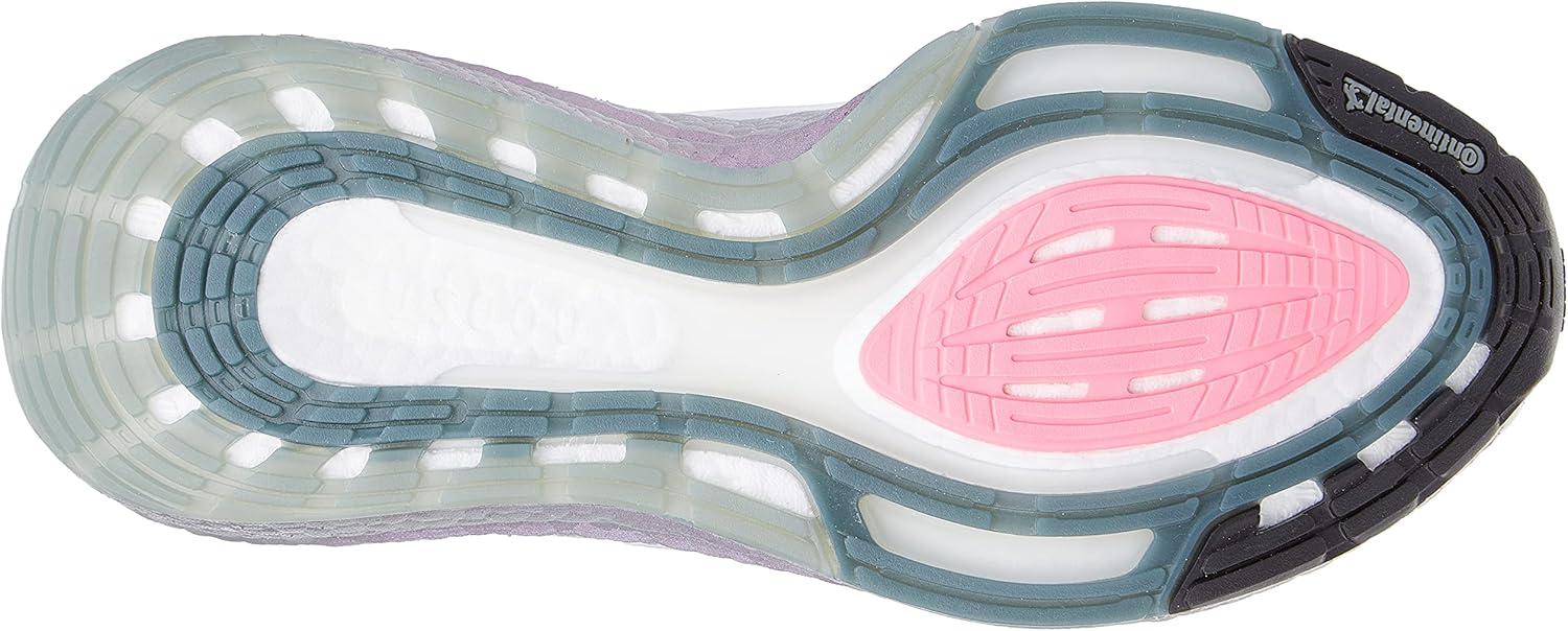 imageadidas Mens Ultraboost 21 ShoesCrystal White Crystal White Hazy Green