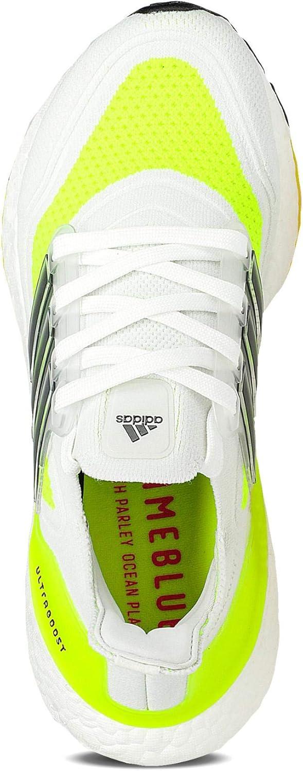 imageadidas Mens Ultraboost 21 ShoesFtwr White Core Black Solar Yellow