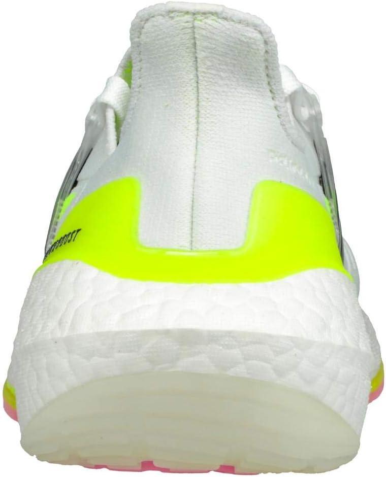 imageadidas Mens Ultraboost 21 ShoesFtwr White Core Black Solar Yellow