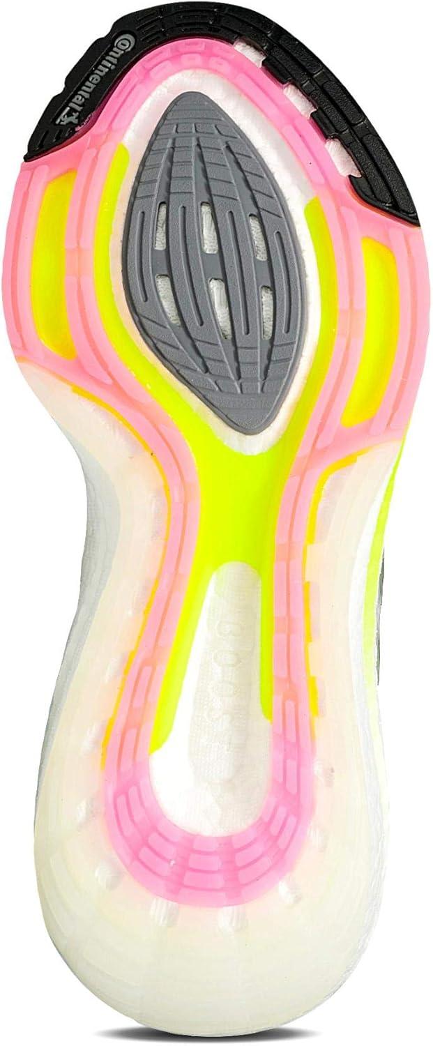 imageadidas Mens Ultraboost 21 ShoesFtwr White Team Royal Blue Acid Yellow