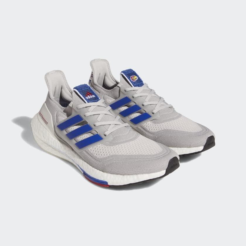 imageadidas Mens Ultraboost 21 ShoesGrey TwoRoyal BlueGrey One