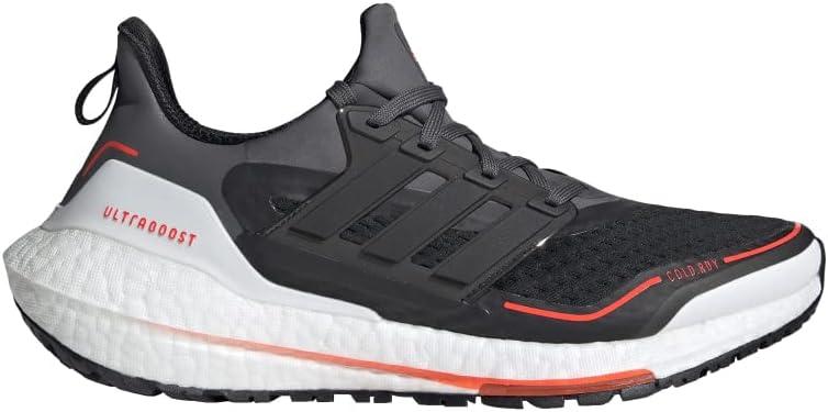 imageadidas Mens Ultraboost 21 ShoesGreyBlackSolar Red