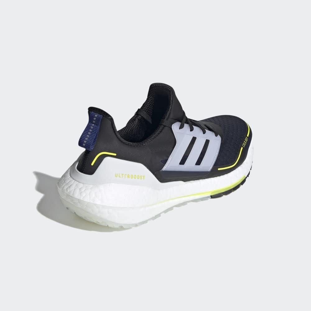 imageadidas Mens Ultraboost 21 ShoesLegend InkCrystal WhiteAcid Yellow