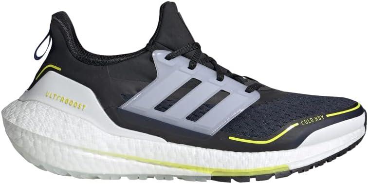 imageadidas Mens Ultraboost 21 ShoesLegend InkCrystal WhiteAcid Yellow