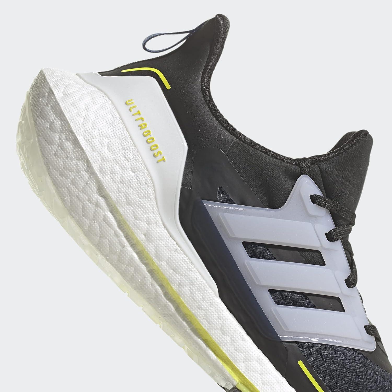 imageadidas Mens Ultraboost 21 ShoesLegend InkCrystal WhiteAcid Yellow