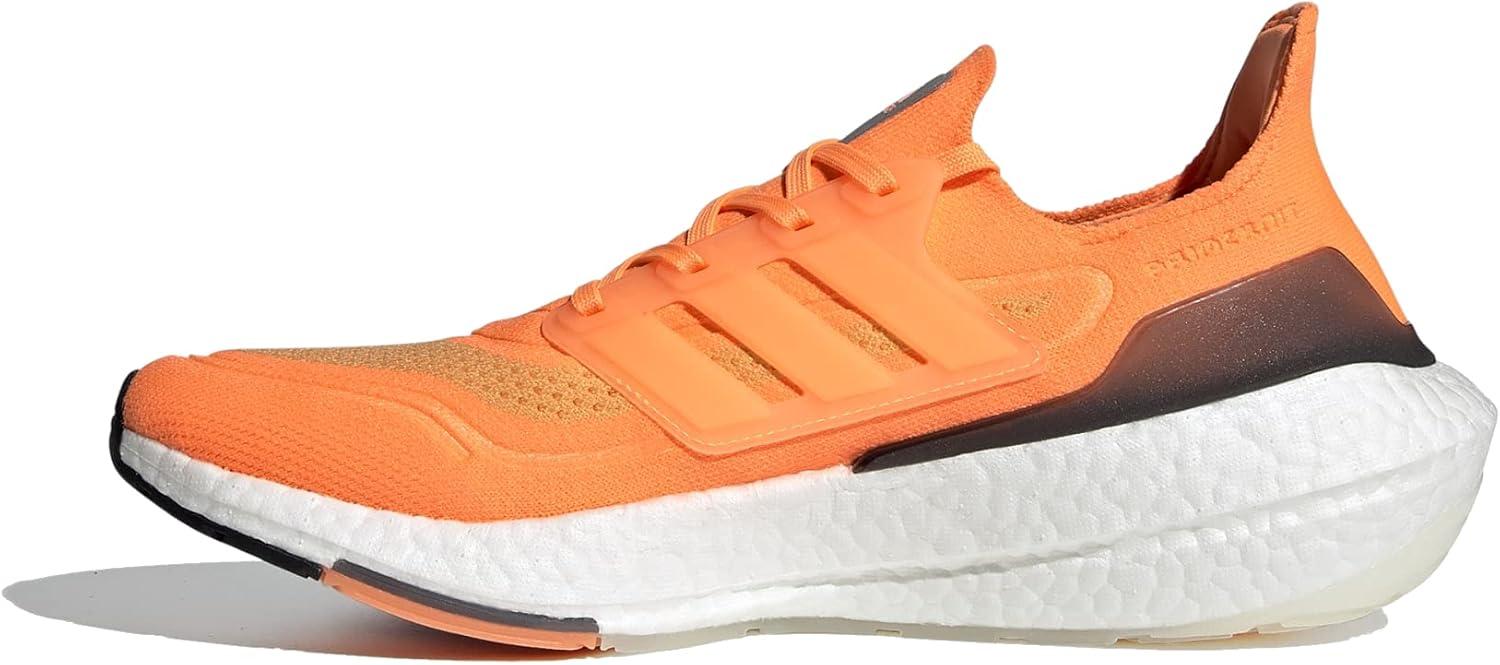 imageadidas Mens Ultraboost 21 ShoesScreaming Orange Ftwr White Blue Oxide