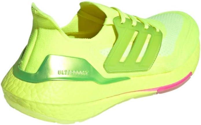 imageadidas Mens Ultraboost 21 ShoesSolar Yellow Solar Yellow Screaming Pink