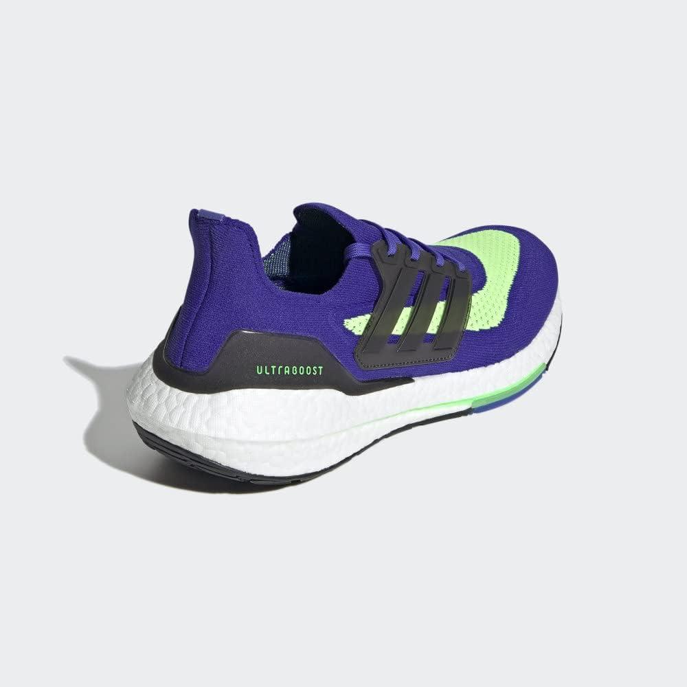 imageadidas Mens Ultraboost 21 ShoesSonic InkBlackScreaming Green