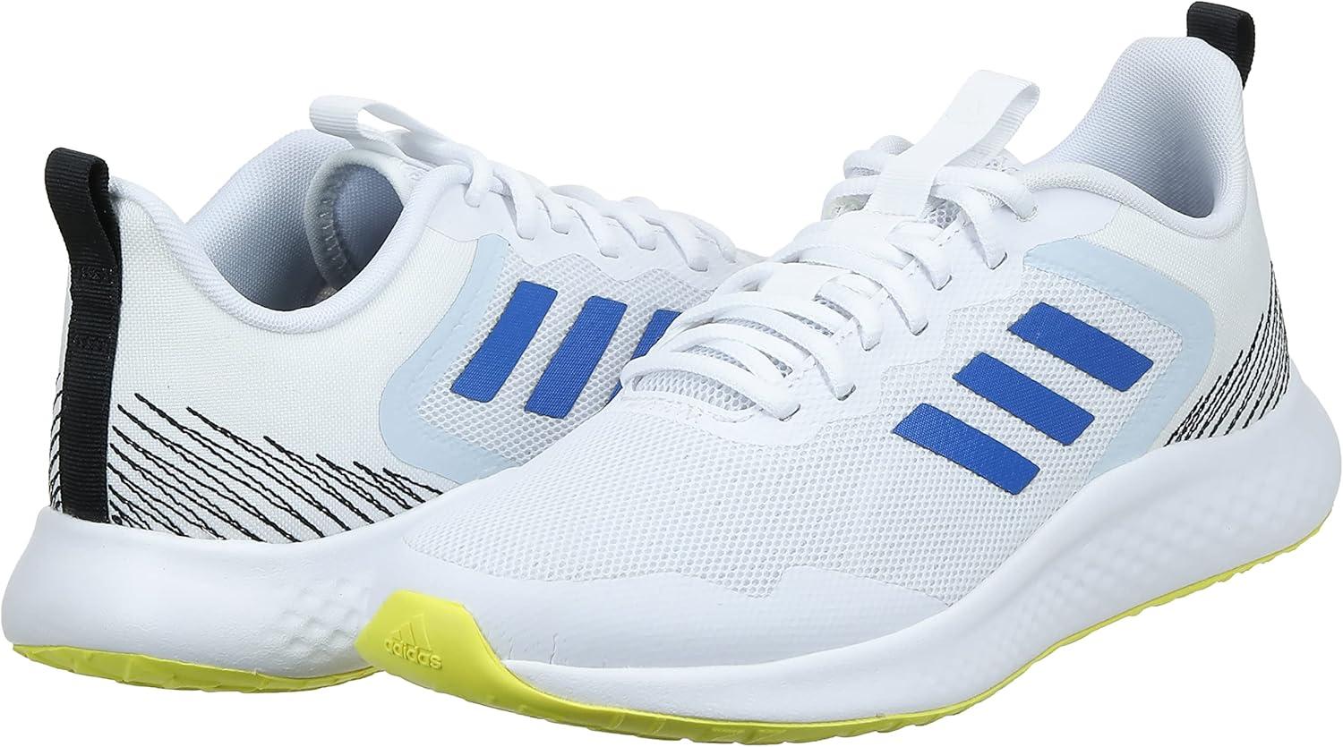 imageadidas Mens Ultraboost 21 ShoesWhite Core Black Solar Yellow