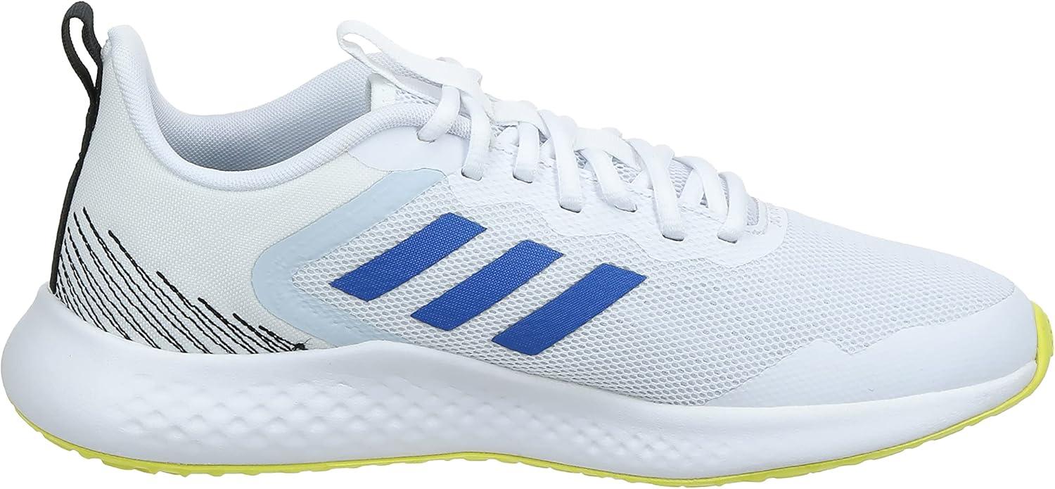 imageadidas Mens Ultraboost 21 ShoesWhite Core Black Solar Yellow