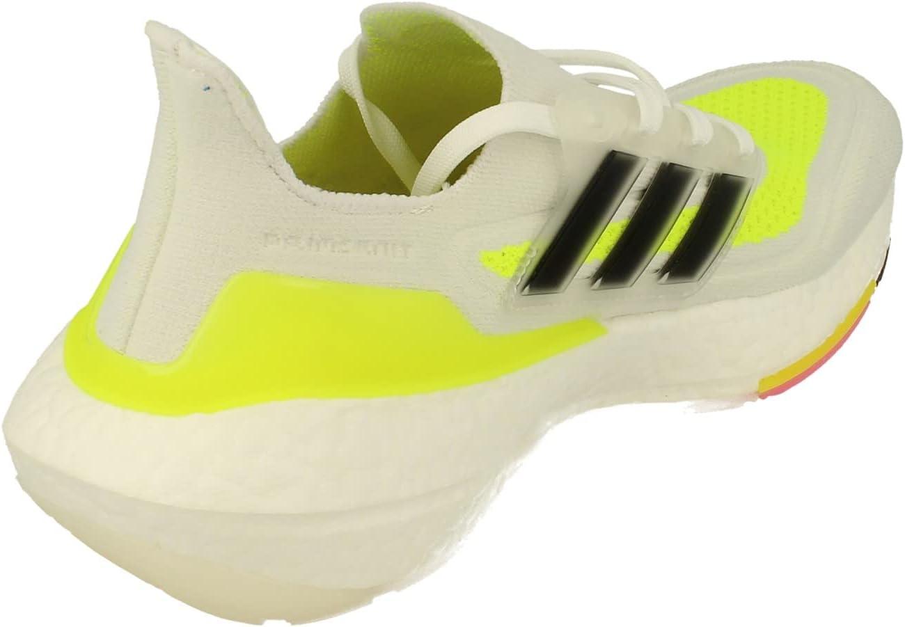 imageadidas Mens Ultraboost 21 ShoesWhite Yellow Black Fy0377