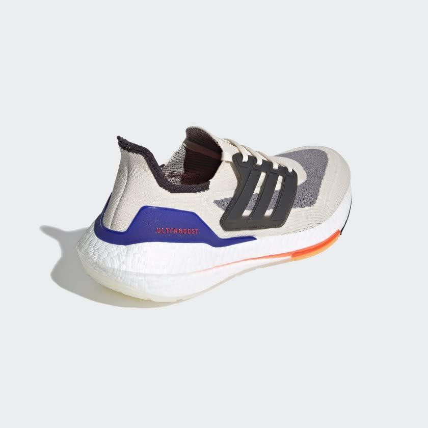 imageadidas Mens Ultraboost 21 ShoesWonder WhiteCarbonSolar Red