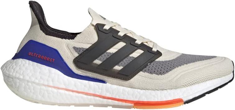 imageadidas Mens Ultraboost 21 ShoesWonder WhiteCarbonSolar Red