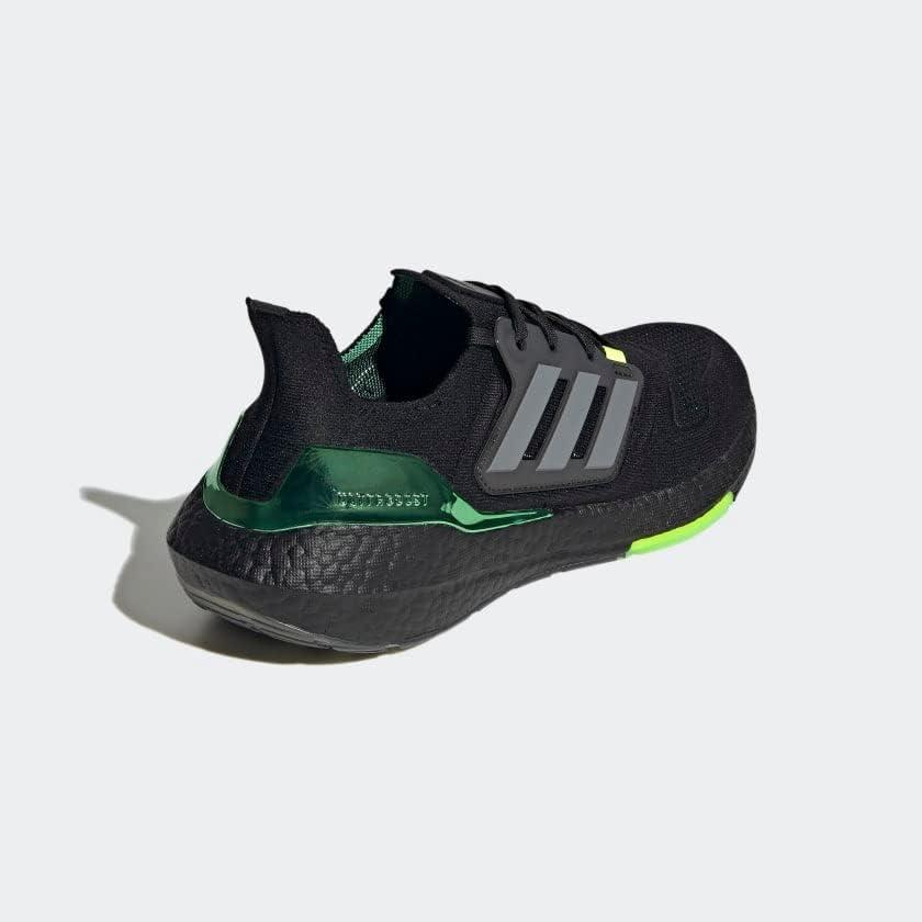 imageadidas Mens Ultraboost 22 HeatRdy Running ShoesBlackIron MetallicBeam Green