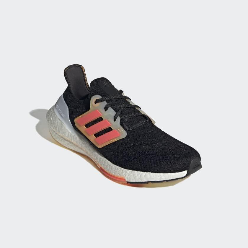 imageadidas Mens Ultraboost 22 HeatRdy Running ShoesBlackTurboFlash Orange