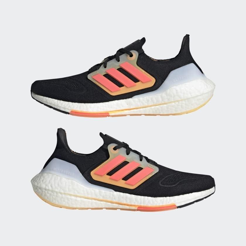 imageadidas Mens Ultraboost 22 HeatRdy Running ShoesBlackTurboFlash Orange
