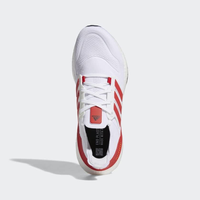 imageadidas Mens Ultraboost 22 HeatRdy Running ShoesCloud WhiteVivid RedBeam Yellow