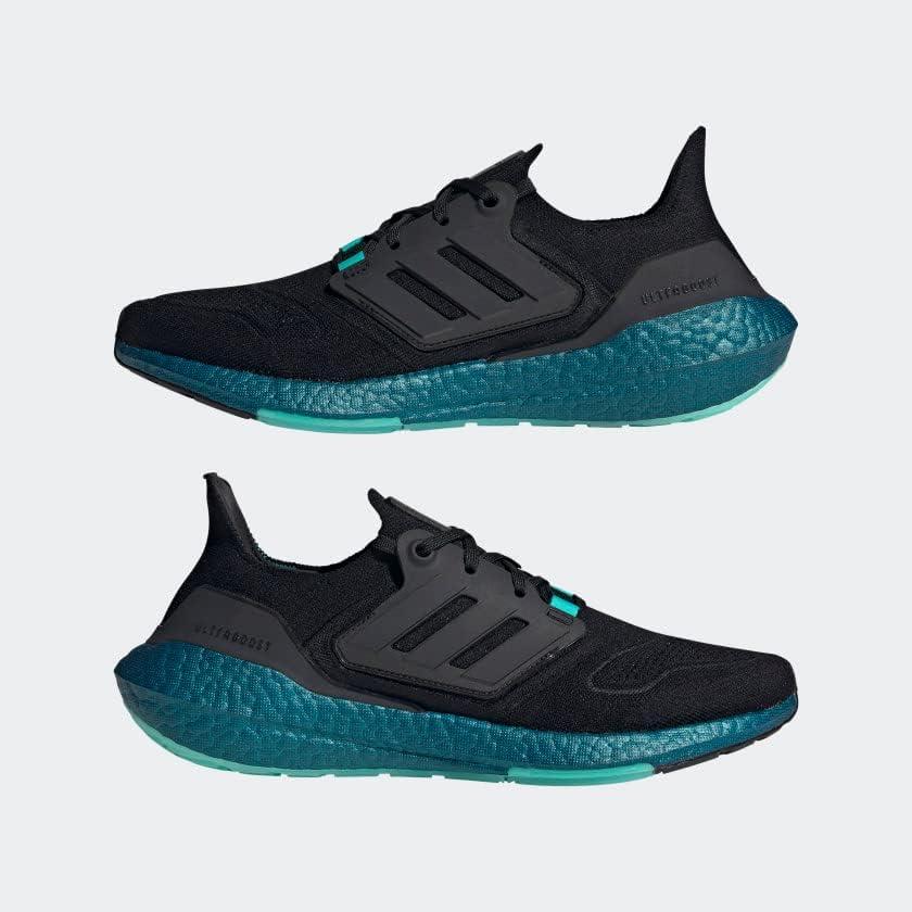 imageadidas Mens Ultraboost 22 HeatRdy Running ShoesCore BlackCore BlackMint Rush