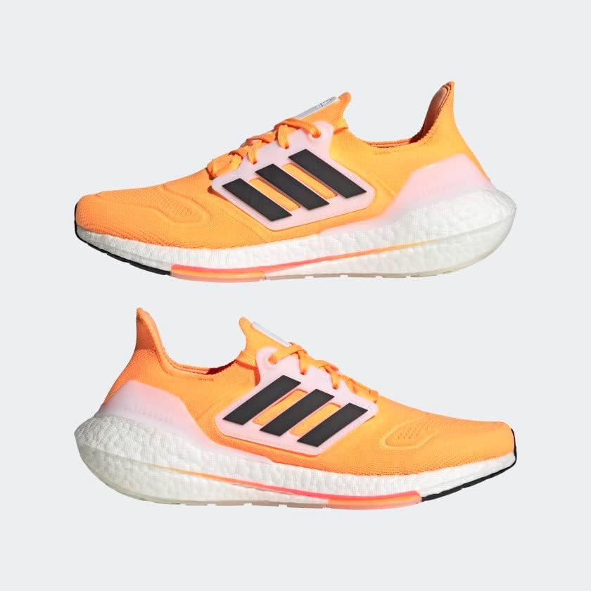 imageadidas Mens Ultraboost 22 HeatRdy Running ShoesFlash OrangeCore BlackCloud White