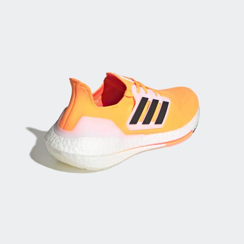 imageadidas Mens Ultraboost 22 HeatRdy Running ShoesFlash OrangeCore BlackCloud White
