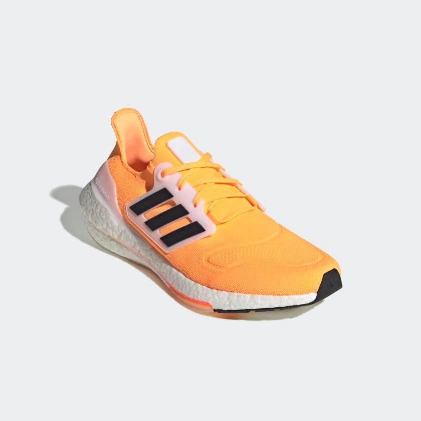 imageadidas Mens Ultraboost 22 HeatRdy Running ShoesFlash OrangeCore BlackCloud White