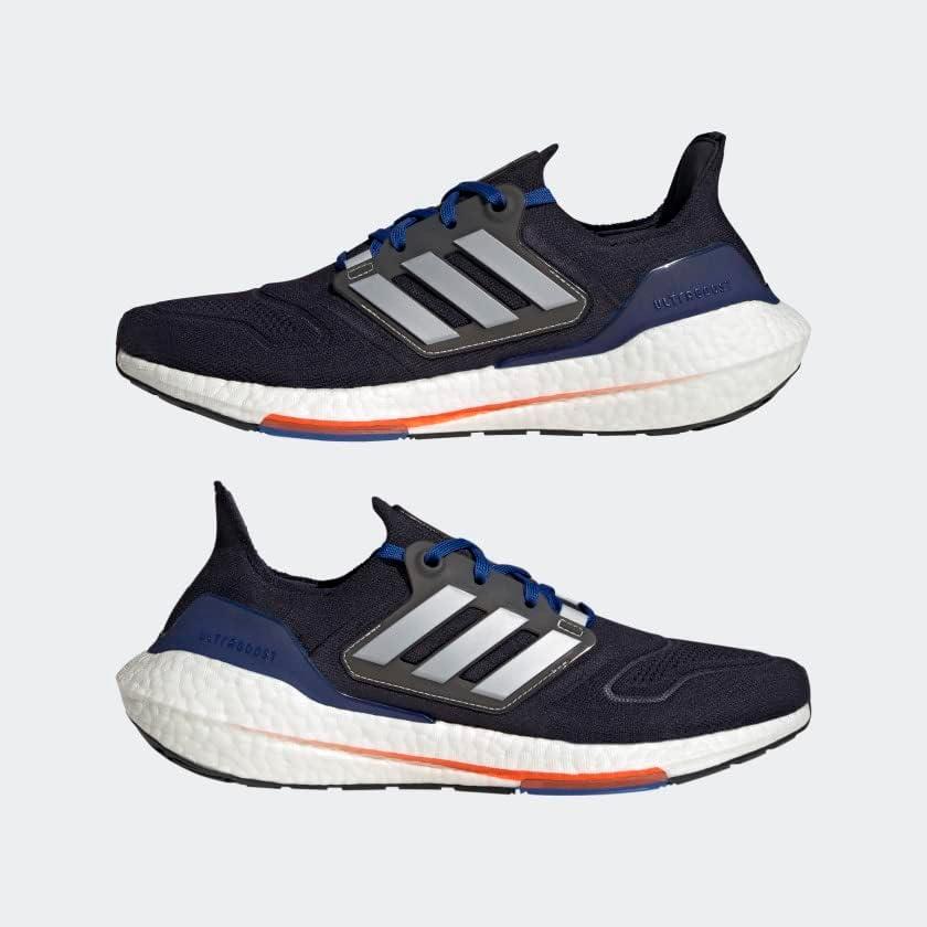 imageadidas Mens Ultraboost 22 HeatRdy Running ShoesInkSilver MetallicTeam Royal Blue