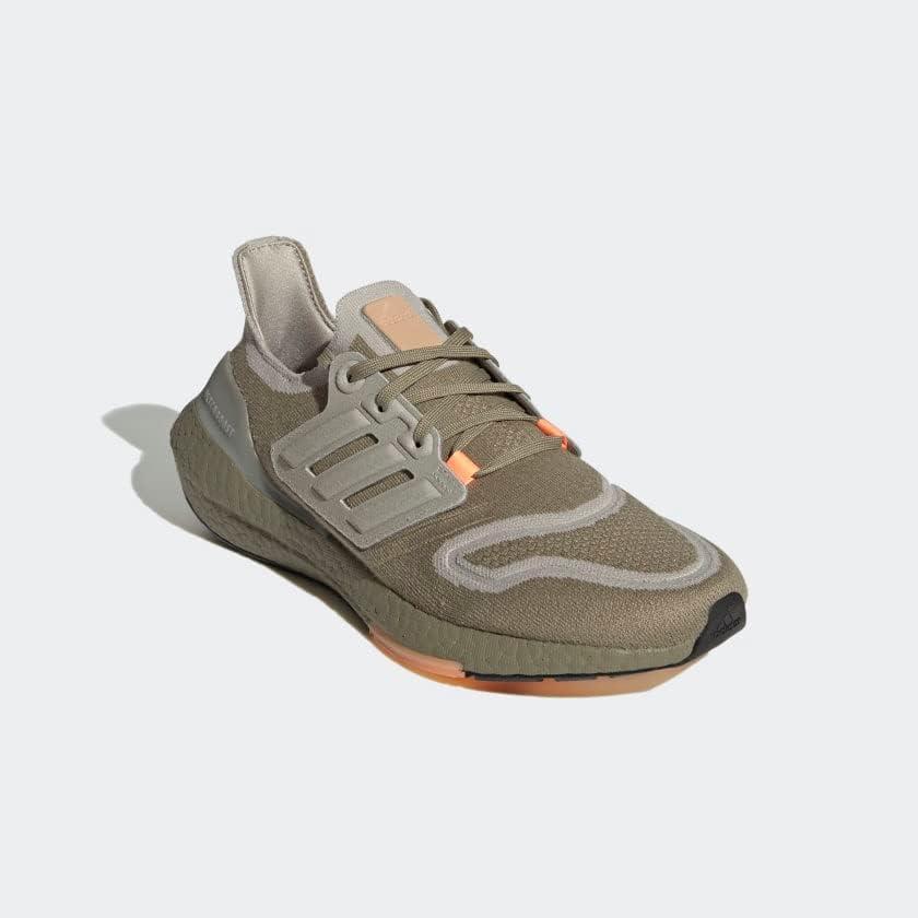 imageadidas Mens Ultraboost 22 HeatRdy Running ShoesOrbit GreenMetal GreyBeam Orange