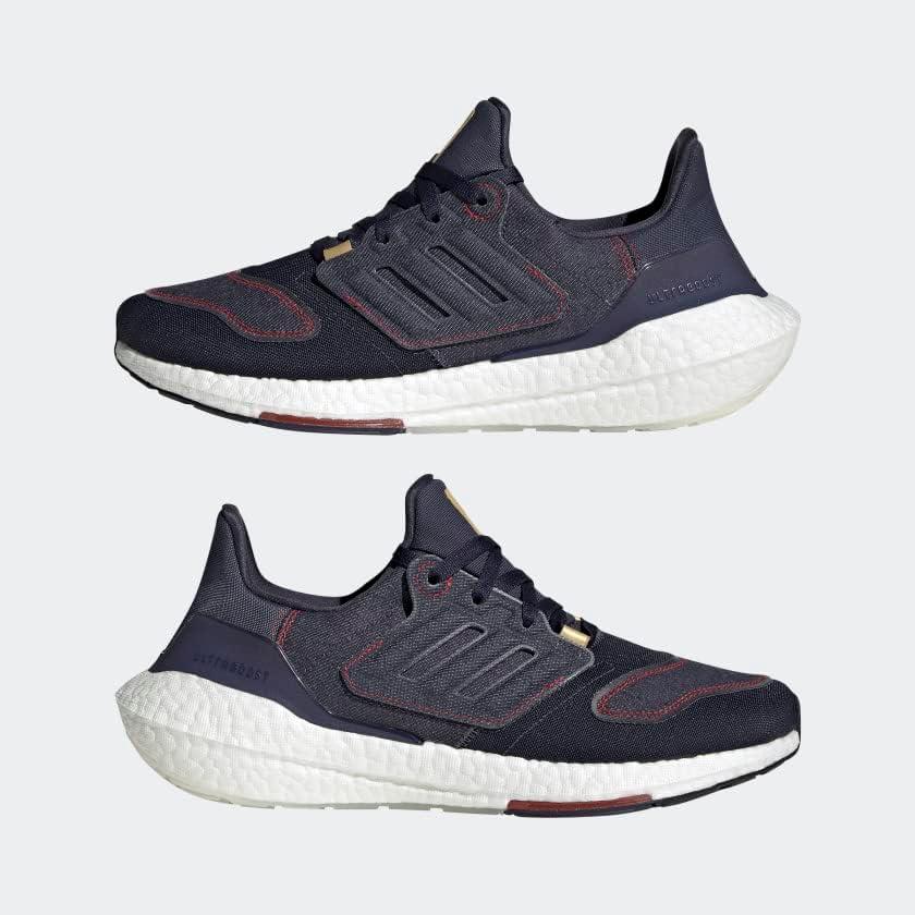 imageadidas Mens Ultraboost 22 HeatRdy Running ShoesShadow NavyShadow NavyVivid Red