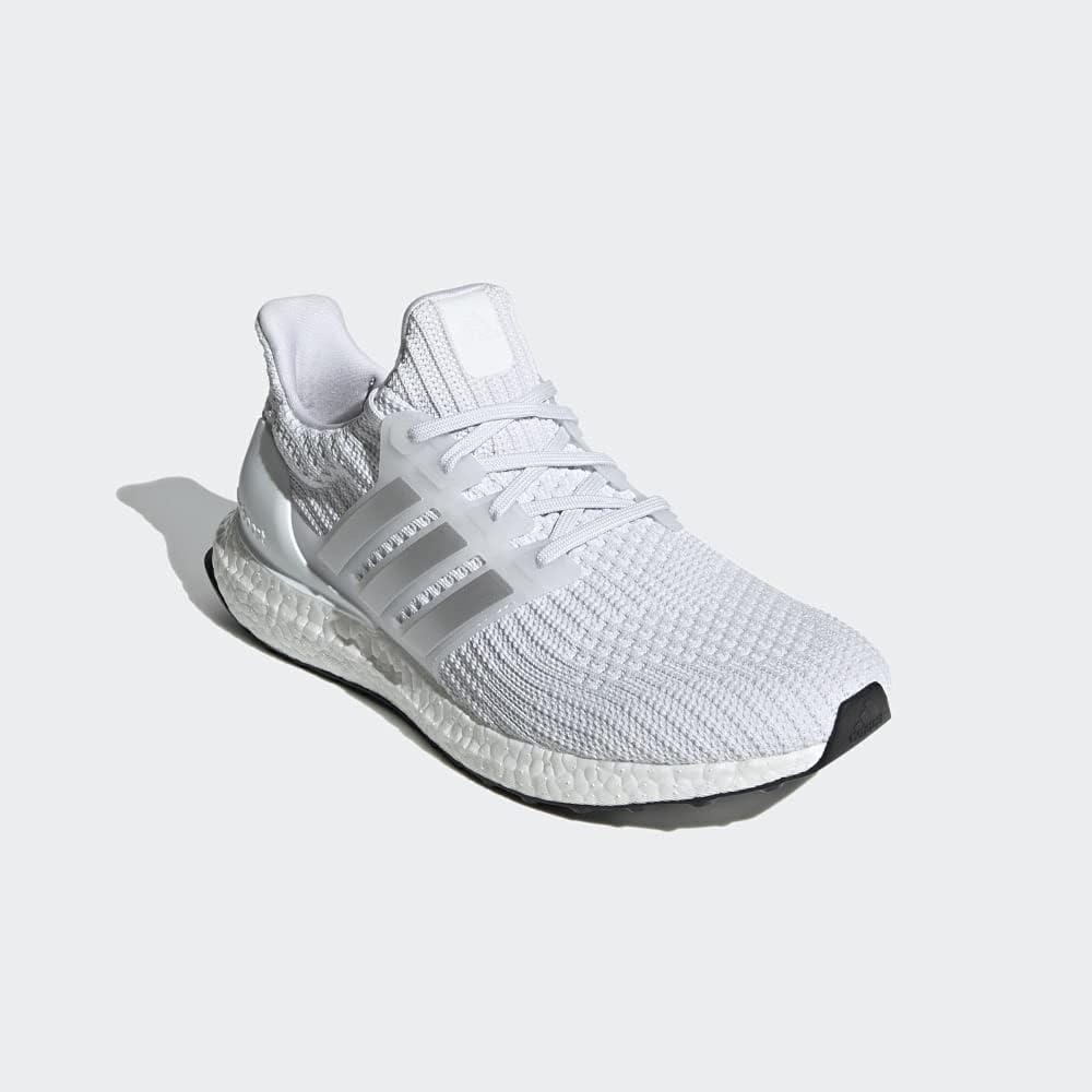 imageadidas Mens Ultraboost 40 DNA SneakersWhiteSilver MetallicBlack