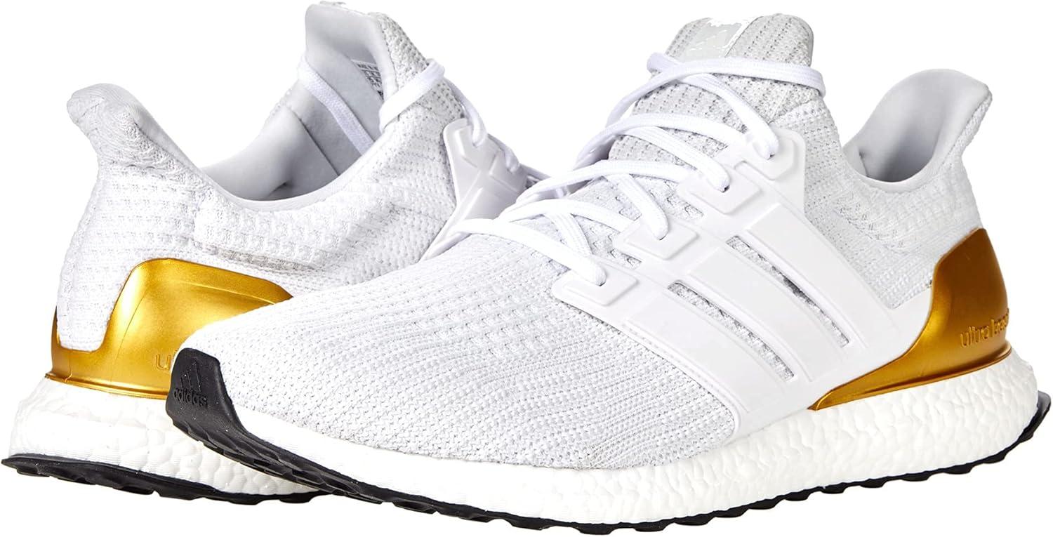 imageadidas Mens Ultraboost 40 DNA SneakersWhiteWhiteGold Metallic