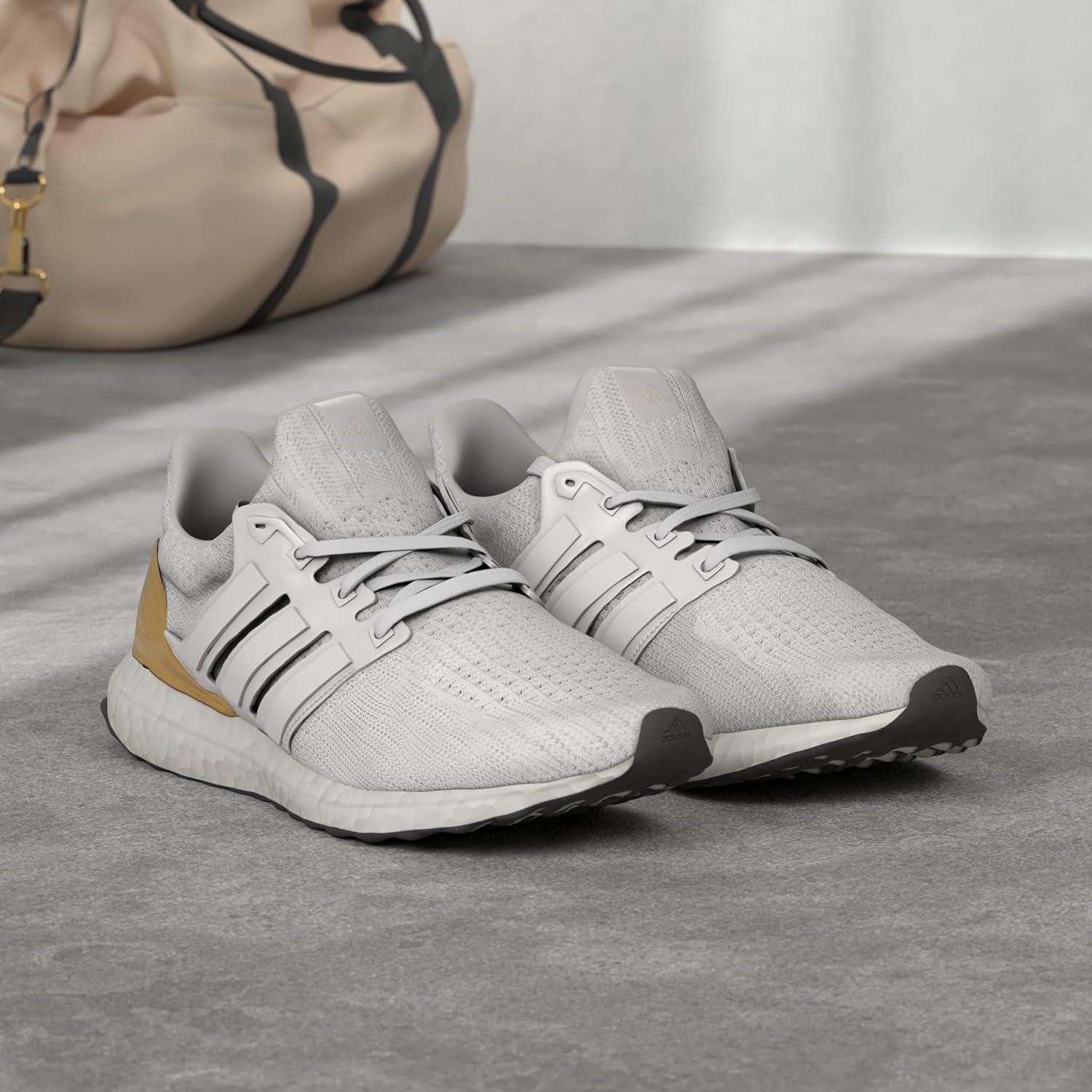 imageadidas Mens Ultraboost 40 DNA SneakersWhiteWhiteGold Metallic