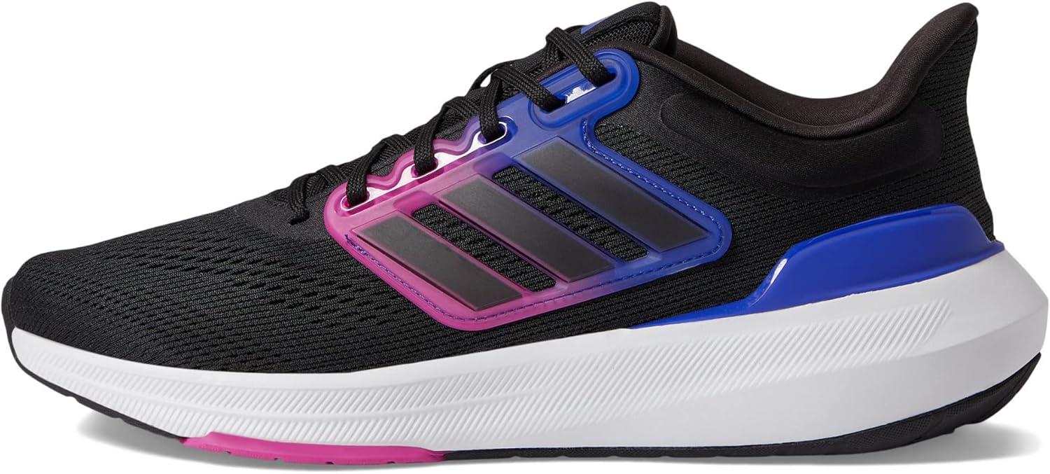 imageadidas Mens Ultrabounce Running ShoeBlackBlackLucid Blue
