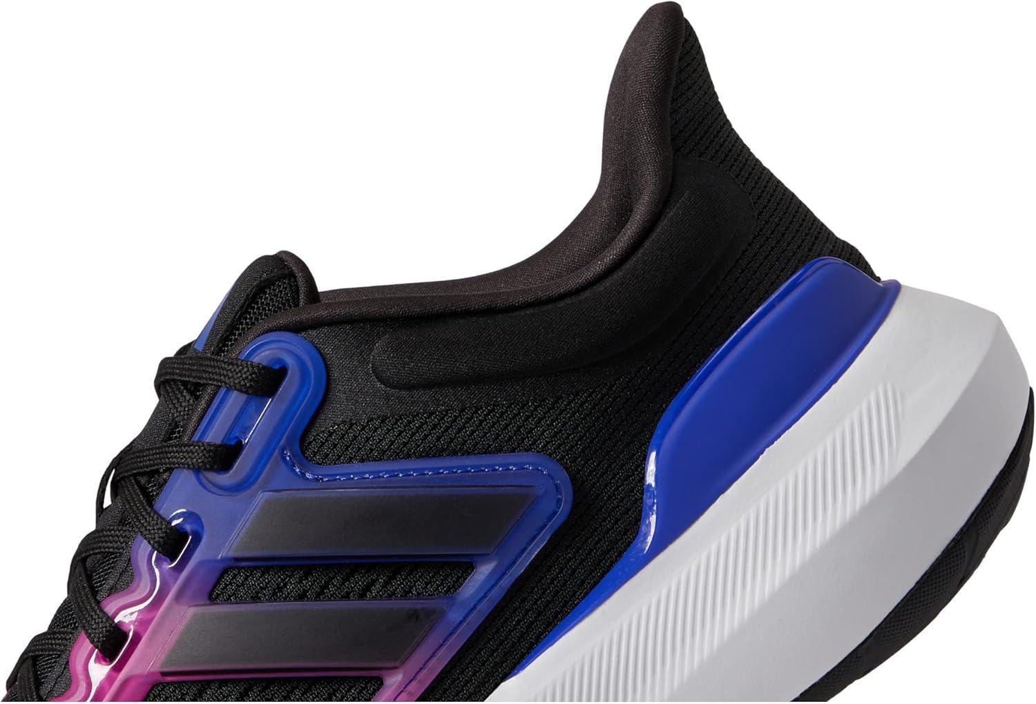 imageadidas Mens Ultrabounce Running ShoeBlackBlackLucid Blue