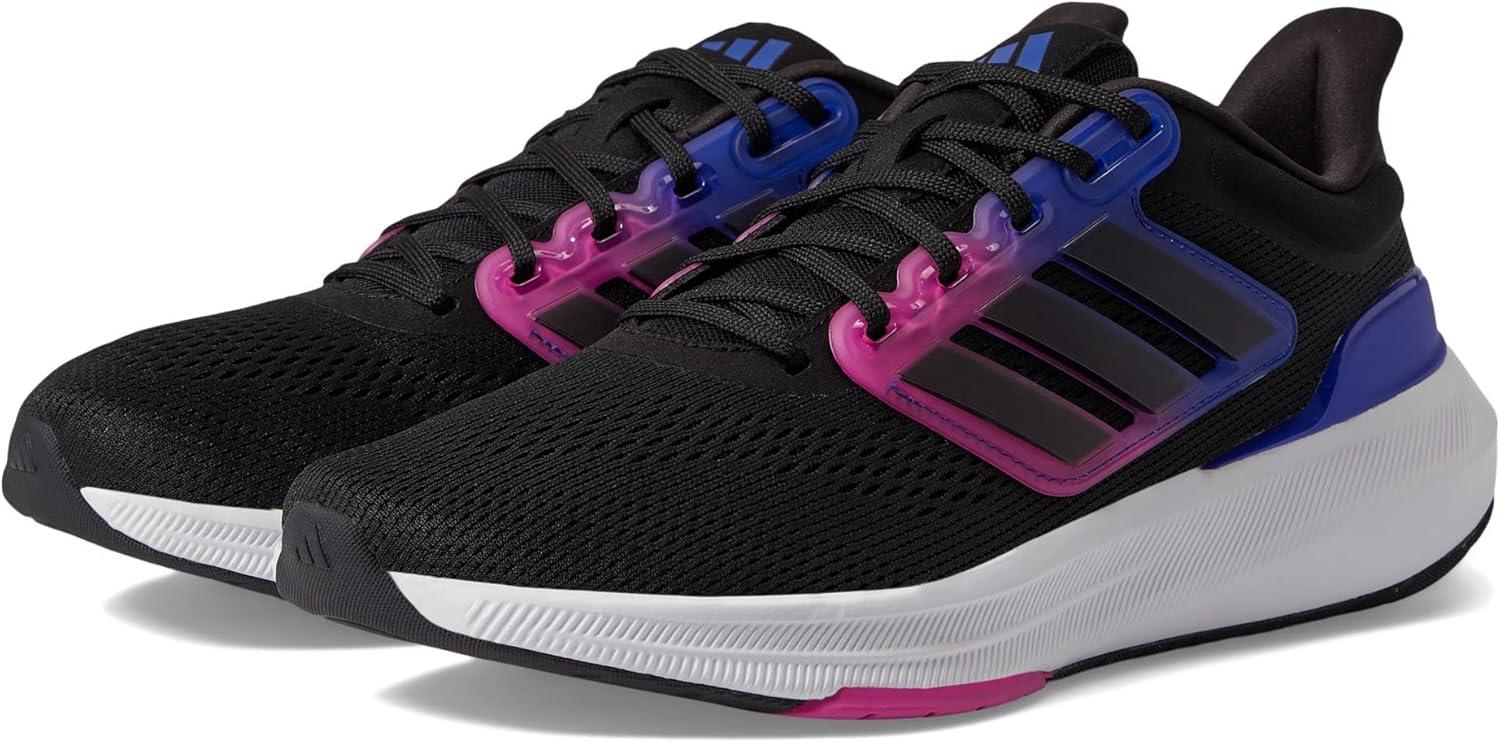imageadidas Mens Ultrabounce Running ShoeBlackBlackLucid Blue