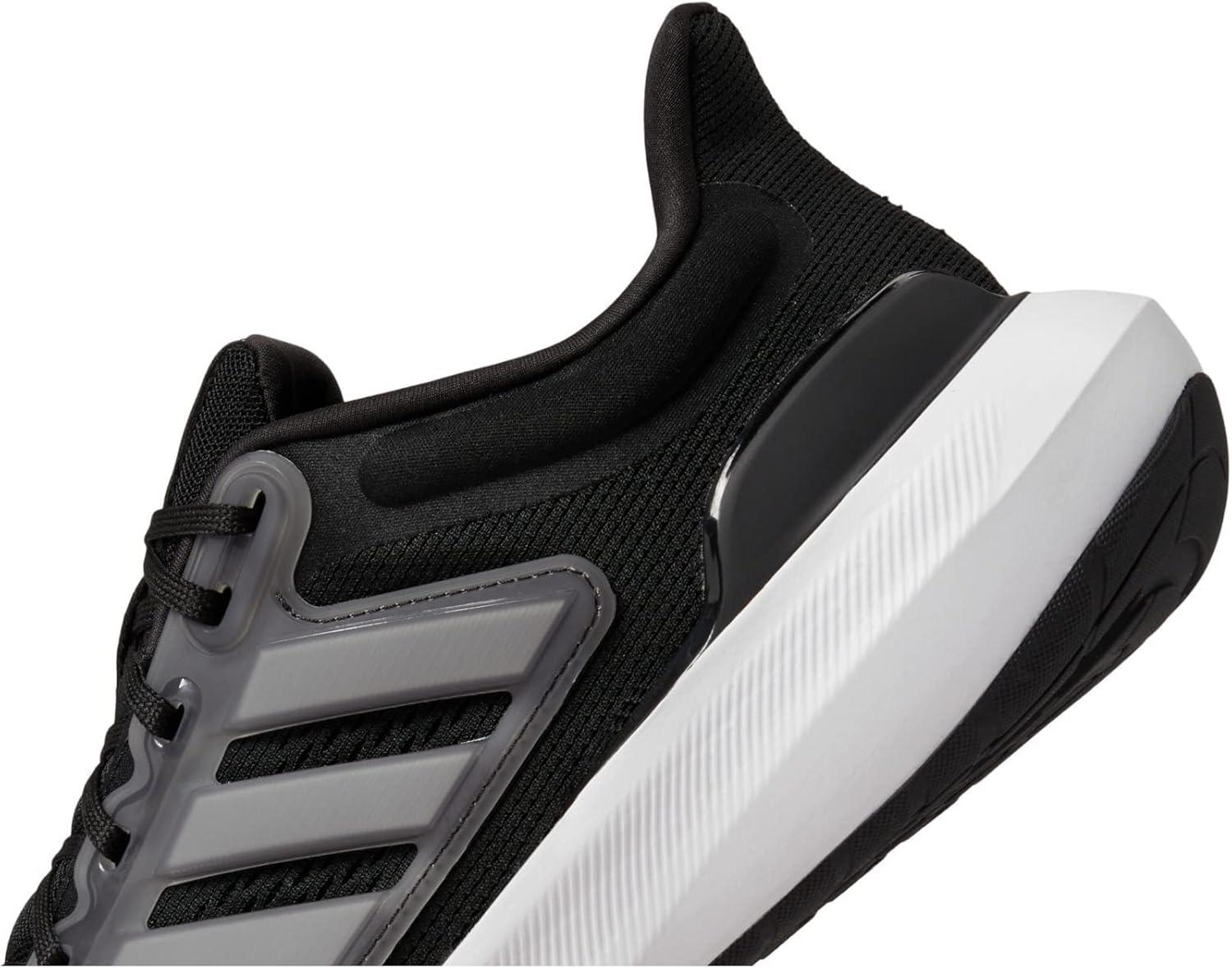 imageadidas Mens Ultrabounce Running ShoeBlackWhiteBlack Wide