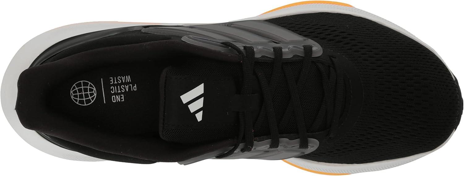 imageadidas Mens Ultrabounce Running ShoeBlackWhiteCarbon