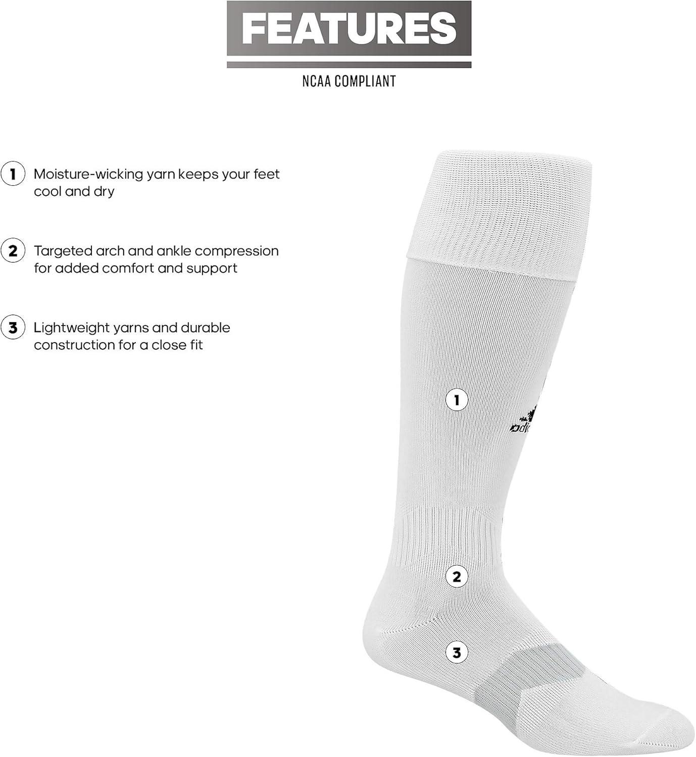 imageadidas Metro Socks NavyWhite Black Clear Grey4